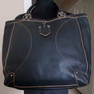 Cole Haan Black Leather Shoulder Bag/Tote